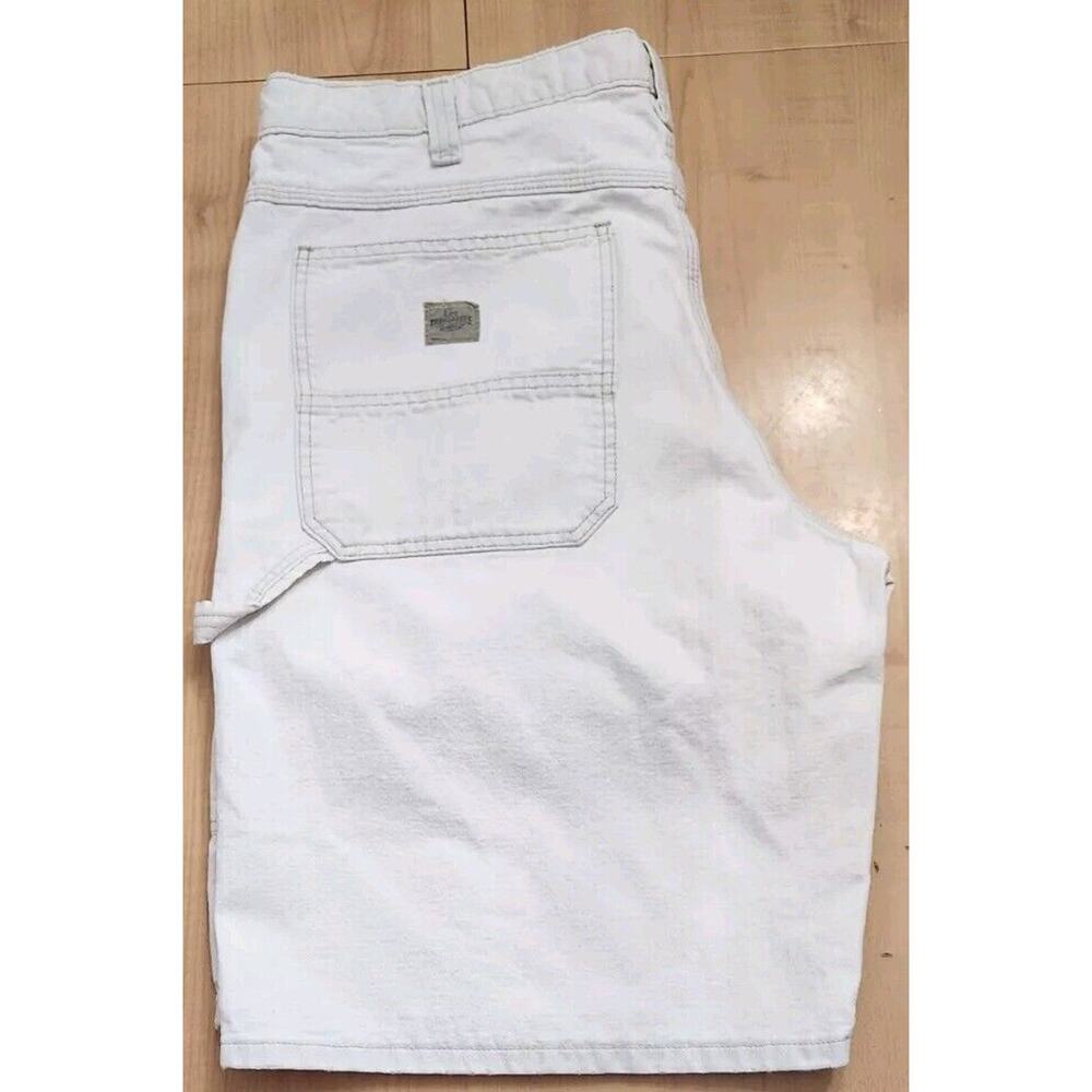 Vintage Lee Dungarees Cream/White Skater Baggy Loose Y2K Carpenter Pants 40 L